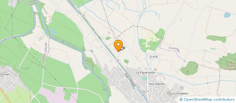 localisation de l'entreprise MONSIEUR JULIEN BLAIN  SALLELES-D'AUDE