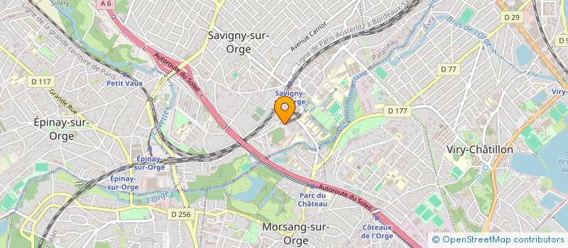 localisation de l'entreprise MONSIEUR JULIEN BLED  SAVIGNY-SUR-ORGE