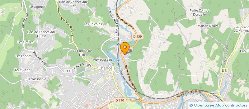 localisation de l'entreprise MONSIEUR JULIEN BLEUZE  CHANCELADE