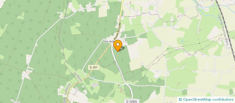 localisation de l'entreprise MONSIEUR JULIEN BLIN  LAIGNE EN BELIN