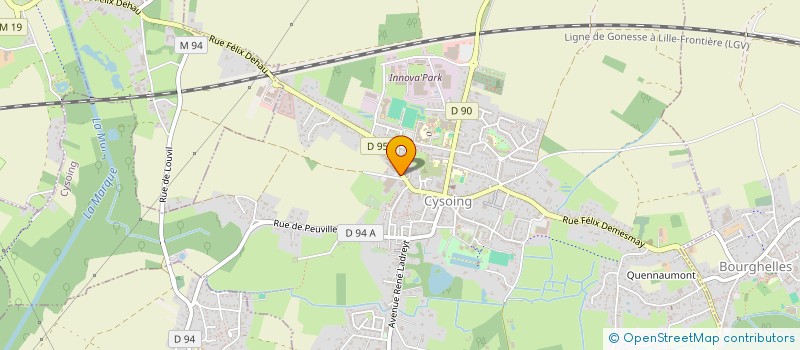 localisation de l'entreprise MONSIEUR JULIEN BLONDEAU  FOREST-SUR-MARQUE