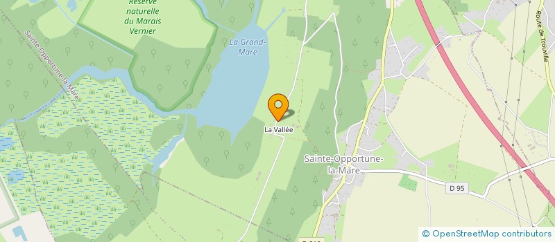 localisation de l'entreprise MONSIEUR JULIEN BLONDEL  SAINTE-OPPORTUNE-LA-MARE