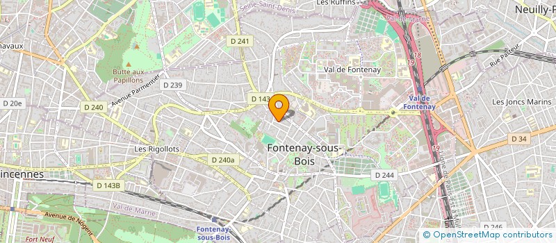 localisation de l'entreprise MONSIEUR JULIEN BLONDY à FONTENAY-SOUS-BOIS