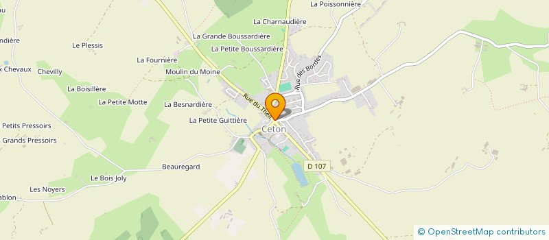 localisation de l'entreprise MONSIEUR JULIEN BLOT à CETON