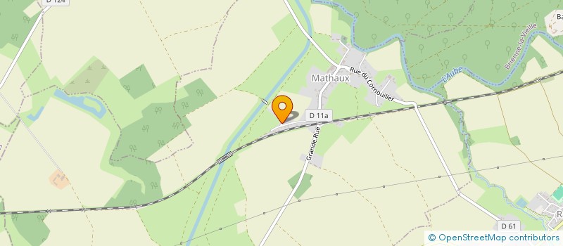 localisation de l'entreprise MONSIEUR JULIEN BLOT  MATHAUX