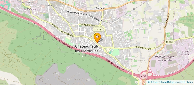 localisation de l'entreprise MONSIEUR JULIEN BOCHNAKIAN à CHATEAUNEUF-LES-MARTIGUES