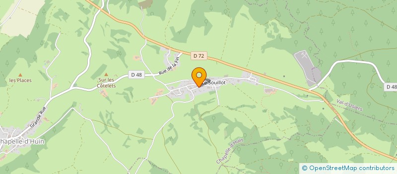 localisation de l'entreprise MONSIEUR JULIEN BOCION  ARC-SOUS-MONTENOT