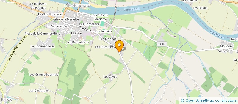localisation de l'entreprise MONSIEUR JULIEN BODARD à THENEUIL