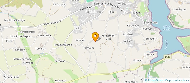 localisation de l'entreprise MONSIEUR JULIEN BODENES  SAINT-PABU