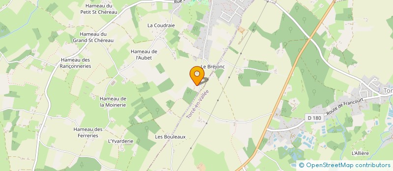 localisation de l'entreprise MONSIEUR JULIEN BODEREAU  BEAUFAY