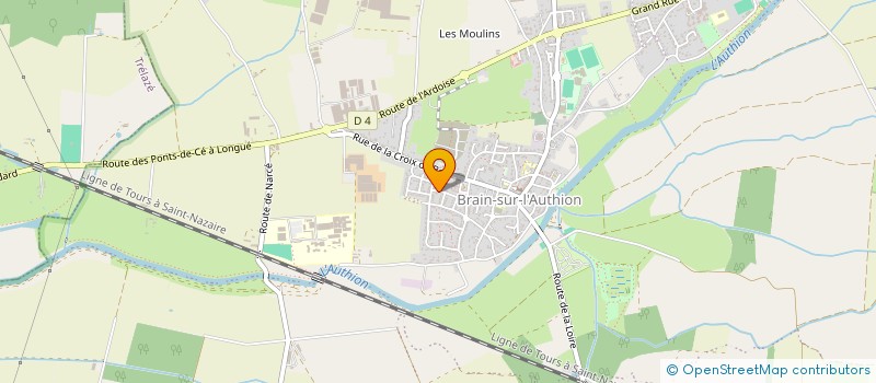 localisation de l'entreprise MONSIEUR JULIEN BODET à LOIRE-AUTHION