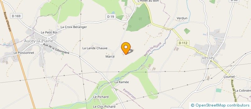 localisation de l'entreprise MONSIEUR JULIEN BODIN à AUCEY-LA-PLAINE