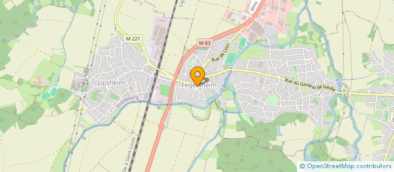 localisation de l'entreprise MONSIEUR JULIEN BODIN  FEGERSHEIM