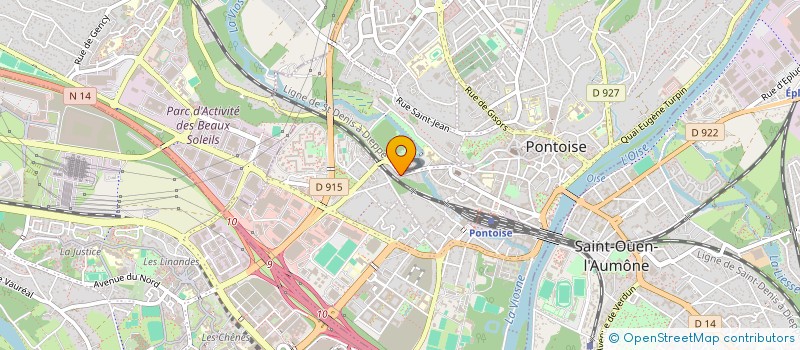 localisation de l'entreprise MONSIEUR JULIEN BOILEAU  PONTOISE