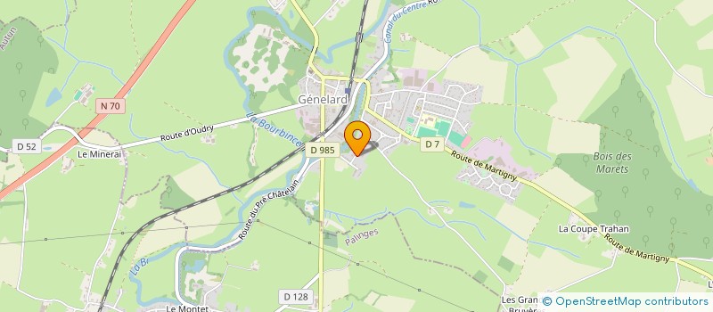 localisation de l'entreprise MONSIEUR JULIEN BOIREAU  GENELARD