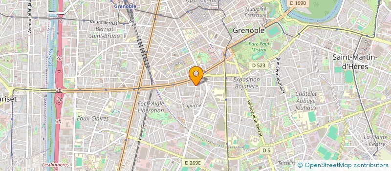 localisation de l'entreprise MONSIEUR JULIEN BOIREL à GRENOBLE