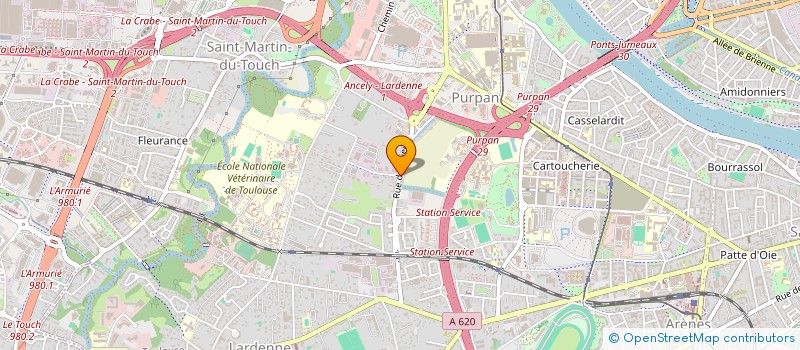 localisation de l'entreprise MONSIEUR JULIEN BOISSEAU  TOULOUSE