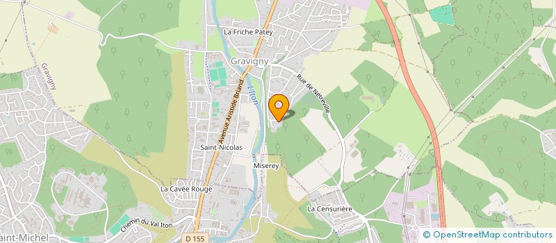 localisation de l'entreprise MONSIEUR JULIEN BOITEUX à GRAVIGNY