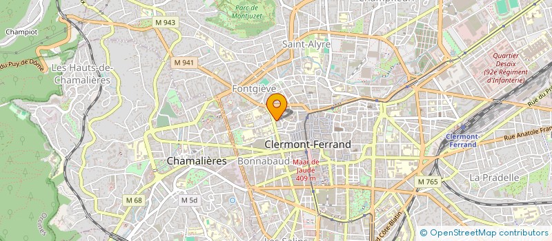 localisation de l'entreprise MONSIEUR JULIEN BOLAND à CLERMONT-FERRAND