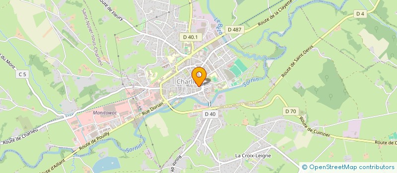 localisation de l'entreprise MONSIEUR JULIEN BOLARD  CHARLIEU