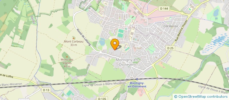 localisation de l'entreprise MONSIEUR JULIEN BOMBA  MONTIGNY-EN-OSTREVENT