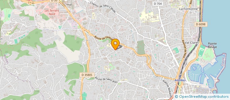 localisation de l'entreprise MONSIEUR JULIEN BONFILLON à ANTIBES
