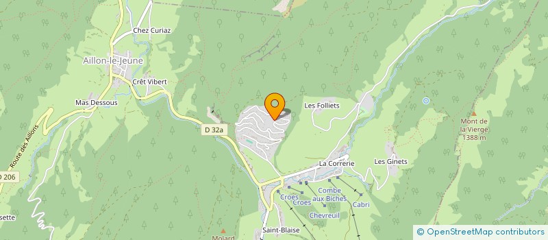 localisation de l'entreprise MONSIEUR JULIEN BONGRAND  AILLON-LE-JEUNE