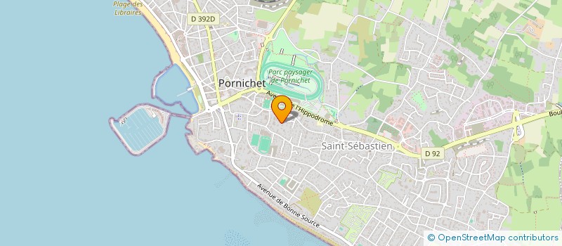 localisation de l'entreprise MONSIEUR JULIEN BONHOURE  PORNICHET