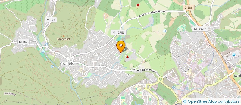 localisation de l'entreprise MONSIEUR JULIEN BONICEL  GRABELS