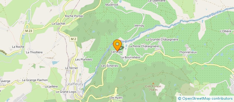 localisation de l'entreprise MONSIEUR JULIEN BONJOUR  CELLIEU