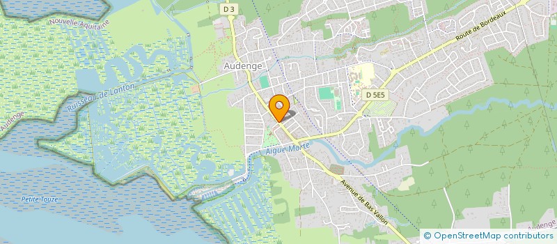 localisation de l'entreprise MONSIEUR JULIEN BONNARD  AUDENGE