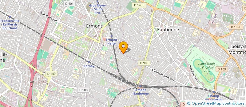 localisation de l'entreprise MONSIEUR JULIEN BONNEAU à EAUBONNE