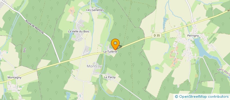 localisation de l'entreprise MONSIEUR JULIEN BONNEFOY  MONTCOY