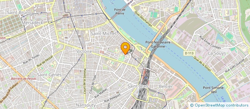 localisation de l'entreprise MONSIEUR JULIEN BONNEL  BORDEAUX