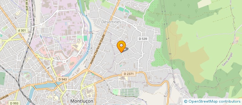 localisation de l'entreprise MONSIEUR JULIEN BONNET  DESERTINES