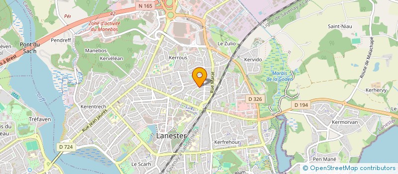 localisation de l'entreprise MONSIEUR JULIEN BONNET  LANESTER