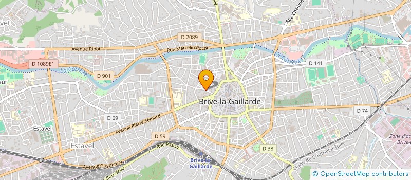 localisation de l'entreprise MONSIEUR JULIEN BONNEVAL  BRIVE-LA-GAILLARDE