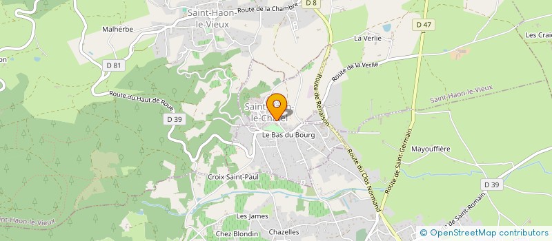 localisation de l'entreprise MONSIEUR JULIEN BONNIER  SAINT-HAON-LE-CHATEL