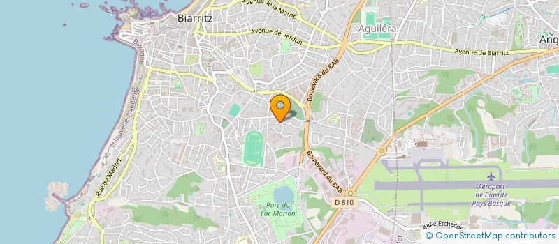 localisation de l'entreprise MONSIEUR JULIEN BONO à BIARRITZ