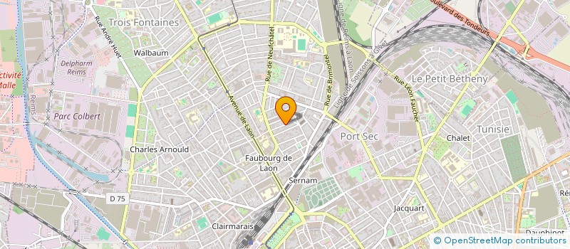 localisation de l'entreprise MONSIEUR JULIEN BONTANT  REIMS