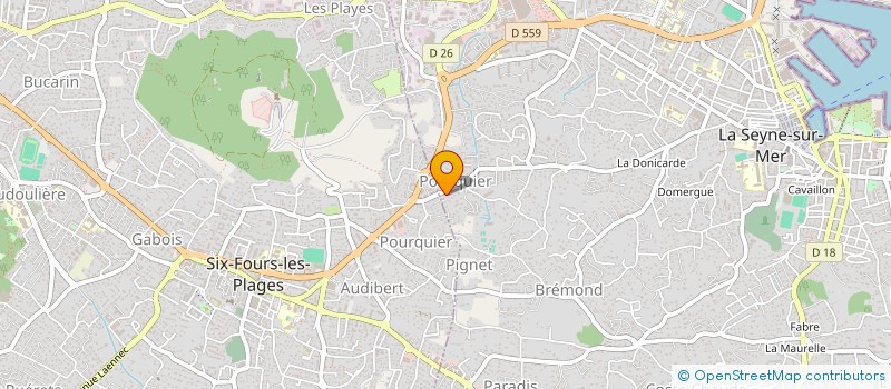 localisation de l'entreprise MONSIEUR JULIEN BONVALET à SIX-FOURS-LES-PLAGES