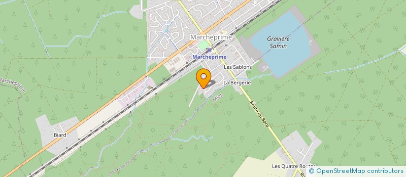 localisation de l'entreprise MONSIEUR JULIEN BONZON  MARCHEPRIME