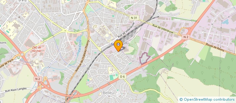 localisation de l'entreprise MONSIEUR JULIEN BOQUET  BELLEU