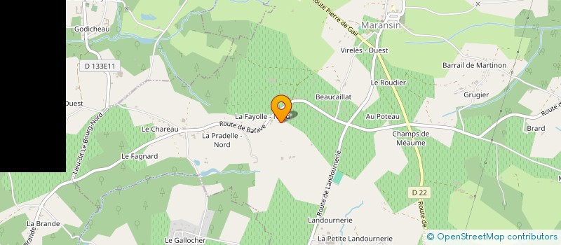 localisation de l'entreprise MONSIEUR JULIEN BORDE  MARANSIN