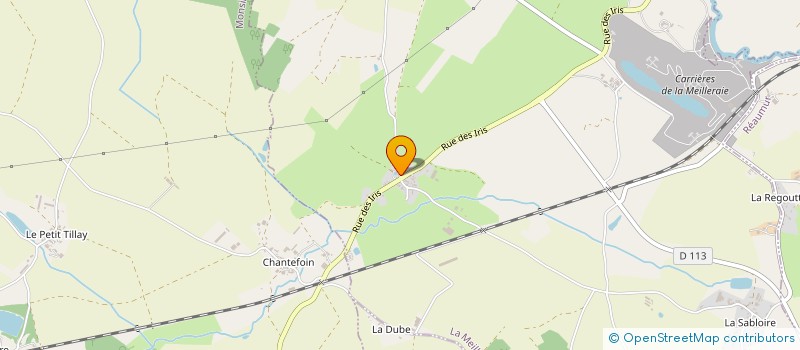 localisation de l'entreprise MONSIEUR JULIEN BORDRON  LA MEILLERAIE-TILLAY