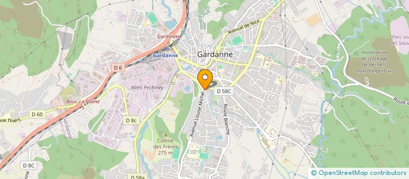 localisation de l'entreprise MONSIEUR JULIEN BORGIOLI à GARDANNE