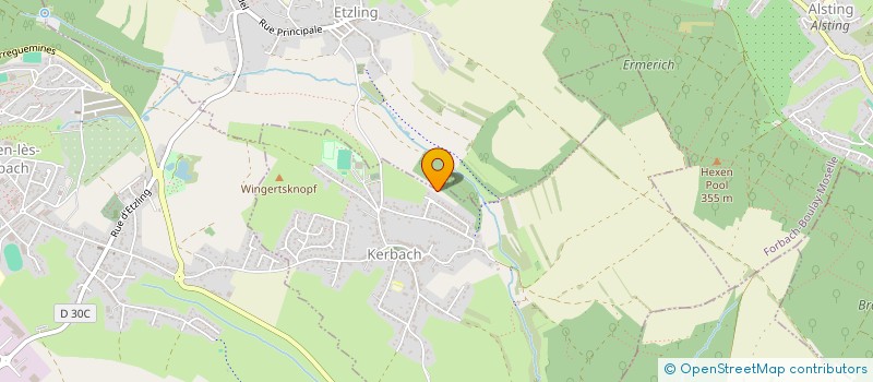 localisation de l'entreprise MONSIEUR JULIEN BORN  KERBACH