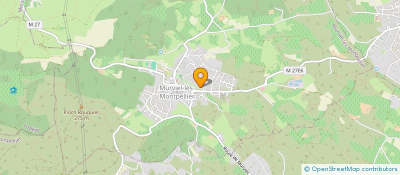localisation de l'entreprise MONSIEUR JULIEN BORREL  MURVIEL-LES-MONTPELLIER