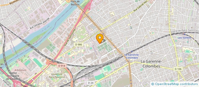 localisation de l'entreprise MONSIEUR JULIEN BOSQUI à COLOMBES