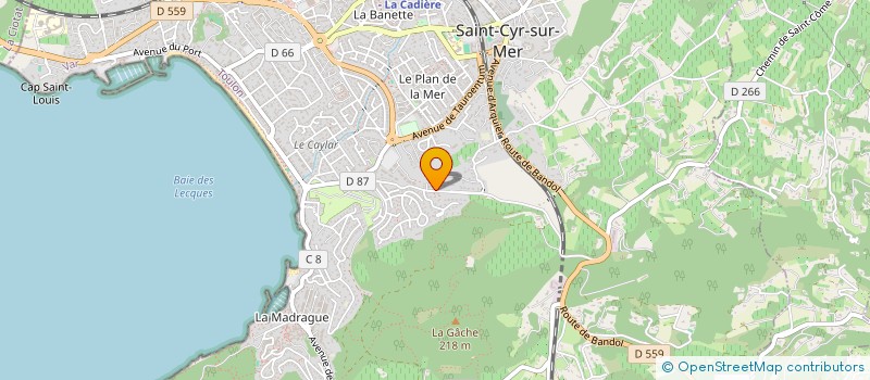 localisation de l'entreprise MONSIEUR JULIEN BOSSY  LE LUC